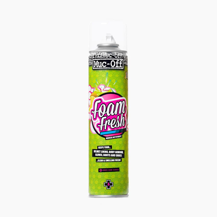 MUC-OFF Helmschaum Frischer Helmreinigungsschaum – Spray 400 ml