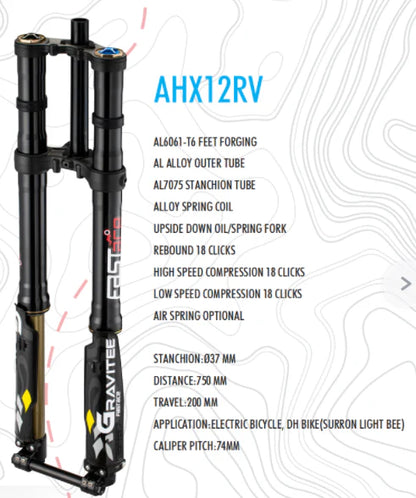 Fourche Fastace AHX12RV - Talaria Sting / Sur-Ron Light Bee