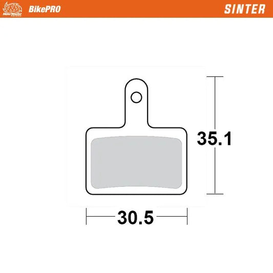 Plaquette de frein sedna SX18 SX20 MOTOMASTER