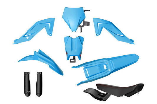 Kit plastiques RACETECH TALARIA STING Bleu ciel