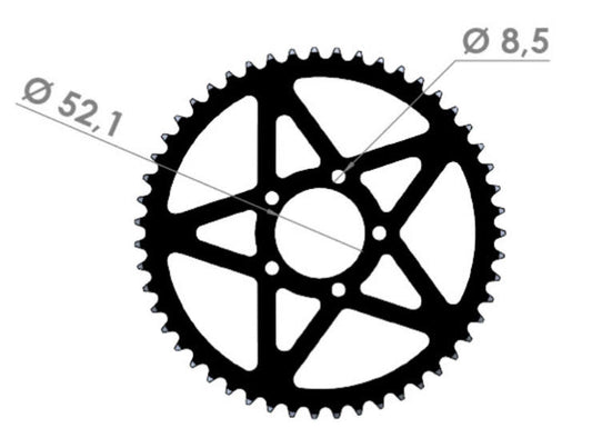 COURONNE ACIER TALARIA 420 T-56