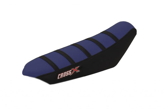 Housse de selle TALARIA - CrossX - Avec Bande, Couleur : Noir BLEU