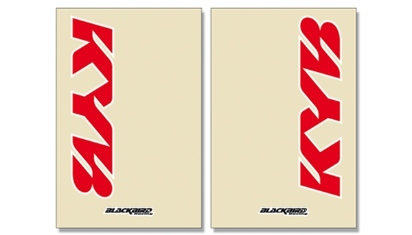 Autocollants de fourche - FORK STICKERS KYB